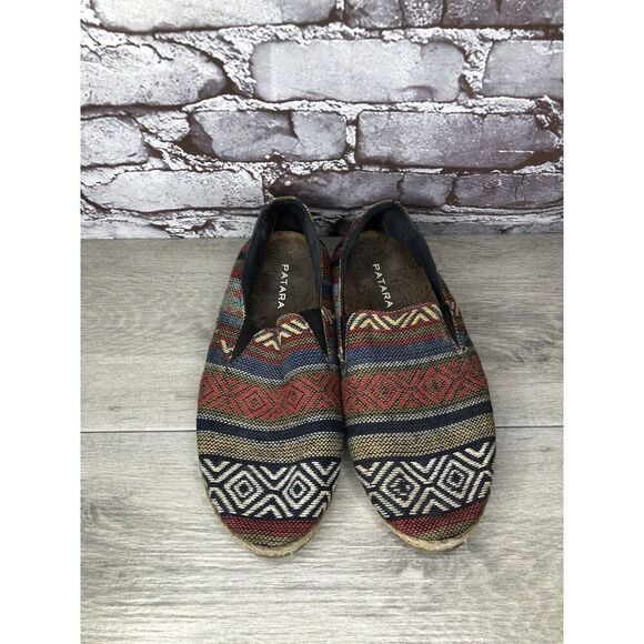 PATARA Chiang Mai Seeker MultiColor Fabric Slip On Loafers Sneakers Men 41EU/8M - Picture 13 of 16